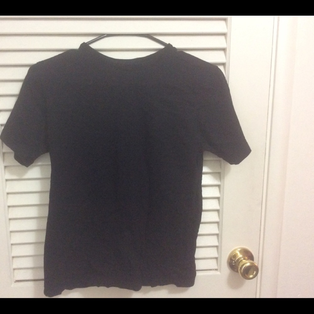 Black Tee Shirt.